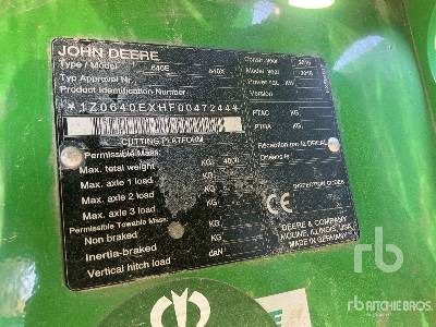 JOHN DEERE 640X - Grain header: picture 5 JOHN DEERE 640X - Grain header: picture 5