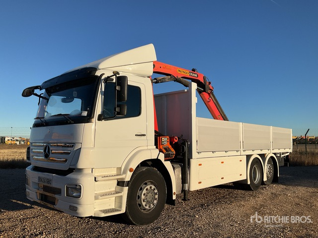 2008 Mercedes-Benz 2533L 2007 Palfinger PK10501 Articula ... Flatbed Truck with Crane - Dropside/ Flatbed truck, Crane truck: picture 2 2008 Mercedes-Benz 2533L 2007 Palfinger PK10501 Articula ... Flatbed Truck with Crane - Dropside/ Flatbed truck, Crane truck: picture 2