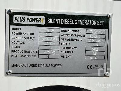 PLUS POWER GF2-50 50 kVA (Unused) - Generator set: picture 5 PLUS POWER GF2-50 50 kVA (Unused) - Generator set: picture 5