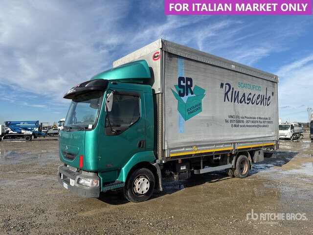 2004 Renault Midlum 4x2 Curtain Side Truck - Curtainsider truck: picture 2 2004 Renault Midlum 4x2 Curtain Side Truck - Curtainsider truck: picture 2