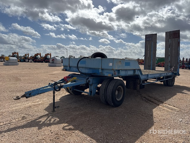 1985 Louault Original 14.53 t T/A Remorque Porte-Engi ... Lowboy Trailer - Low loader semi-trailer: picture 2 1985 Louault Original 14.53 t T/A Remorque Porte-Engi ... Lowboy Trailer - Low loader semi-trailer: picture 2