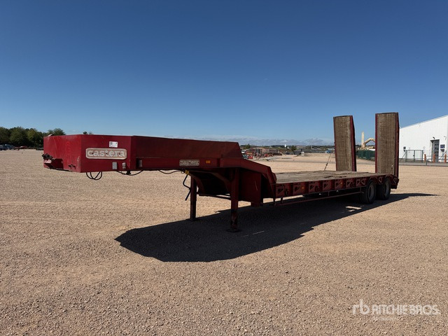 1989 Castera RSTP25 T/A Semi-Remorque Porte-Engins ... Lowboy Trailer - Low loader semi-trailer: picture 1 1989 Castera RSTP25 T/A Semi-Remorque Porte-Engins ... Lowboy Trailer - Low loader semi-trailer: picture 1