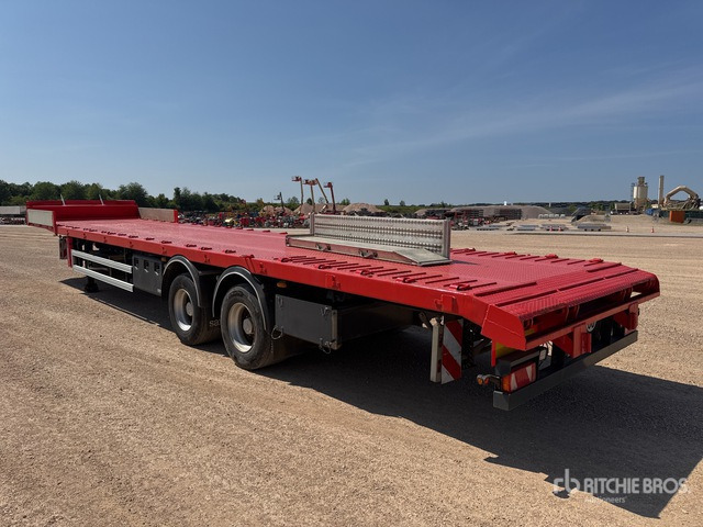 2004 Samro SD28VJ T/A Semi-Remorque Plateau 2 Essieux Flatbed Trailer - Dropside/ Flatbed trailer: picture 4 2004 Samro SD28VJ T/A Semi-Remorque Plateau 2 Essieux Flatbed Trailer - Dropside/ Flatbed trailer: picture 4