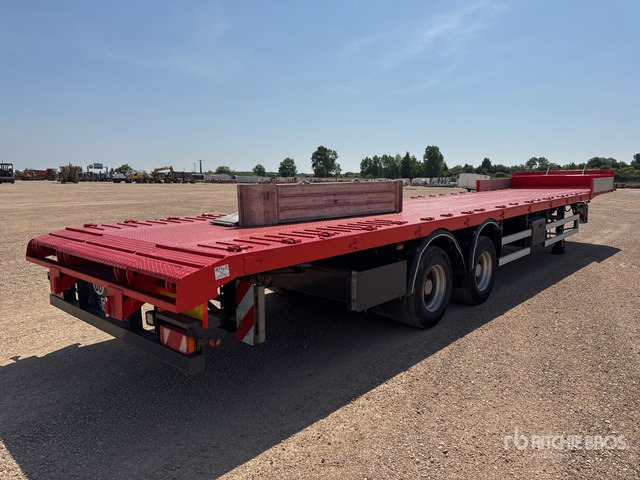 2004 Samro SD28VJ T/A Semi-Remorque Plateau 2 Essieux Flatbed Trailer - Dropside/ Flatbed trailer: picture 3 2004 Samro SD28VJ T/A Semi-Remorque Plateau 2 Essieux Flatbed Trailer - Dropside/ Flatbed trailer: picture 3