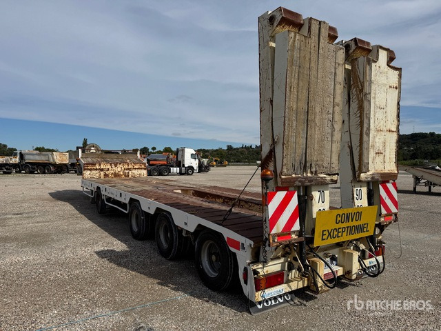 2007 Nicolas 68200 kg Quad/A Extendable Semi ... Lowboy Trailer - Low loader semi-trailer: picture 3 2007 Nicolas 68200 kg Quad/A Extendable Semi ... Lowboy Trailer - Low loader semi-trailer: picture 3