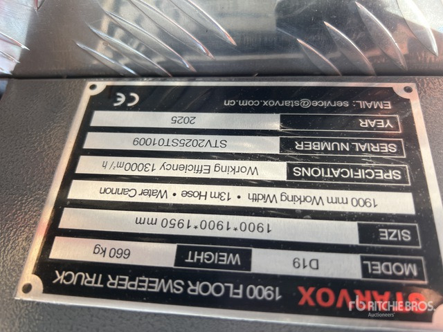 2025 STARVOX D19 Mini-Balayeuse (Non Utilise) En ... Sweeper Truck - Road sweeper: picture 2 2025 STARVOX D19 Mini-Balayeuse (Non Utilise) En ... Sweeper Truck - Road sweeper: picture 2