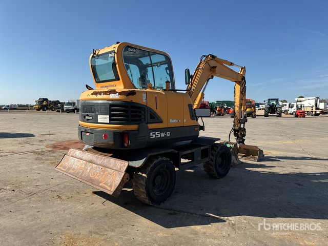 Hyundai R55W9 Pelle hydraulique sur roues - Wheel excavator: picture 3 Hyundai R55W9 Pelle hydraulique sur roues - Wheel excavator: picture 3