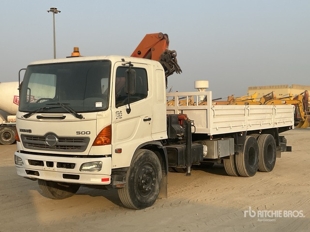 2008 Hino 145 2007 Palfinger K10000 Knuckle B ... Flatbed Truck with Crane - Dropside/ Flatbed truck, Crane truck: picture 2 2008 Hino 145 2007 Palfinger K10000 Knuckle B ... Flatbed Truck with Crane - Dropside/ Flatbed truck, Crane truck: picture 2