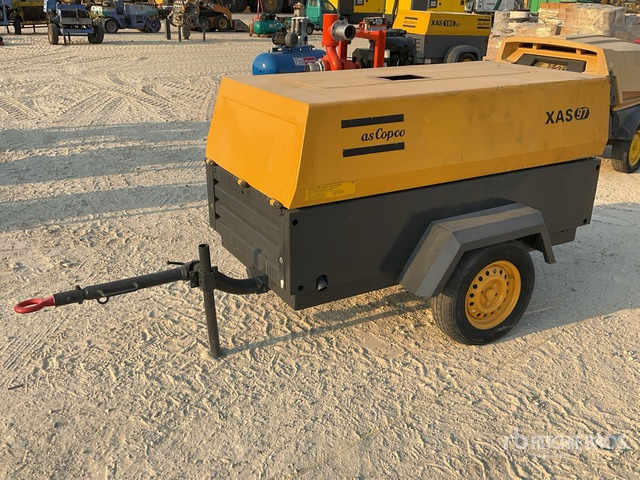 2009 Atlas Copco XAS97 Mobile Air Compressor - Air compressor: picture 1 2009 Atlas Copco XAS97 Mobile Air Compressor - Air compressor: picture 1