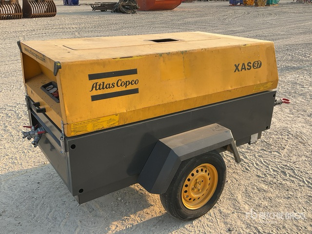 2009 Atlas Copco XAS97 Mobile Air Compressor - Air compressor: picture 3 2009 Atlas Copco XAS97 Mobile Air Compressor - Air compressor: picture 3