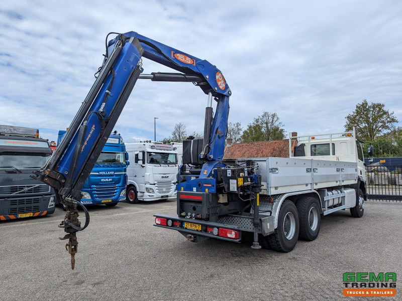 DAF CF 330 FAT 6x4 Dagcab Euro6A - Open laadbak 6.4m + PM 15522 - RadioGrafisch - Handgeschakeld - 08/2025APK - Dropside/ Flatbed truck, Crane truck: picture 2 DAF CF 330 FAT 6x4 Dagcab Euro6A - Open laadbak 6.4m + PM 15522 - RadioGrafisch - Handgeschakeld - 08/2025APK - Dropside/ Flatbed truck, Crane truck: picture 2