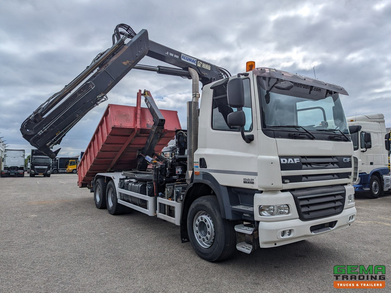 DAF CF85.410 6x4 Dagcab Euro5 EEV - Hiab Haakarm + Hiab 166E-2 DUO - Vangmuil - Hook lift truck, Crane truck: picture 2 DAF CF85.410 6x4 Dagcab Euro5 EEV - Hiab Haakarm + Hiab 166E-2 DUO - Vangmuil - Hook lift truck, Crane truck: picture 2