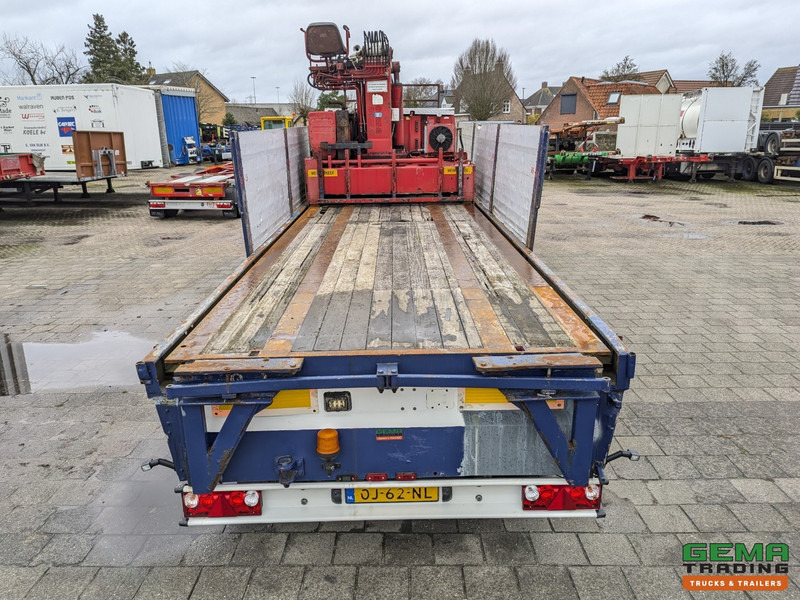 Dropside/ Flatbed semi-trailer Kennis TPD.348.R-B Kennis R-24 Rollerkraan - 3-Assen SAF - 2-StuurAssen  Trommelremmen  11/2025APK: picture 7