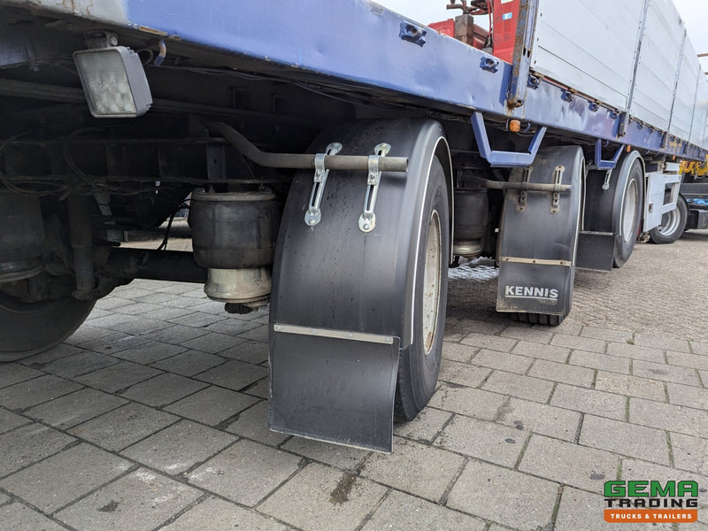 Dropside/ Flatbed semi-trailer Kennis TPD.348.R-B Kennis R-24 Rollerkraan - 3-Assen SAF - 2-StuurAssen  Trommelremmen  11/2025APK: picture 16
