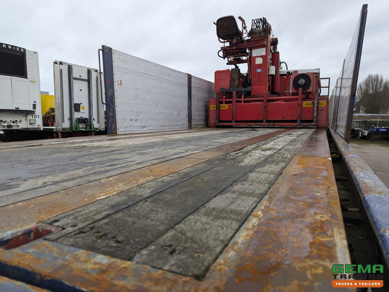 Dropside/ Flatbed semi-trailer Kennis TPD.348.R-B Kennis R-24 Rollerkraan - 3-Assen SAF - 2-StuurAssen  Trommelremmen  11/2025APK: picture 12