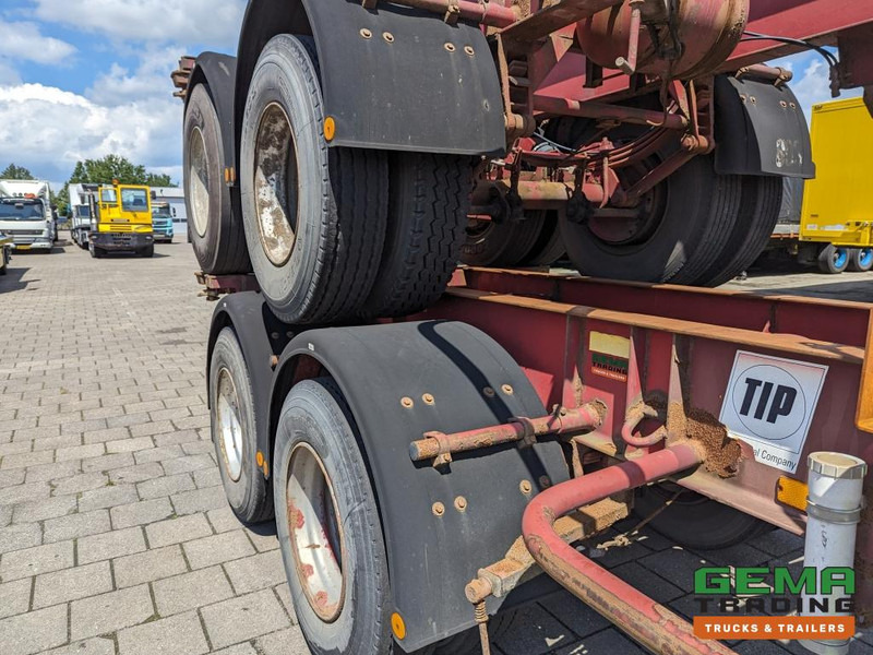 Container transporter/ Swap body semi-trailer Krone SZC 20FT 2-Assen ROR - STEEL Suspension - DOUBLE tires - DrumBrakes: picture 9 Container transporter/ Swap body semi-trailer Krone SZC 20FT 2-Assen ROR - STEEL Suspension - DOUBLE tires - DrumBrakes: picture 9