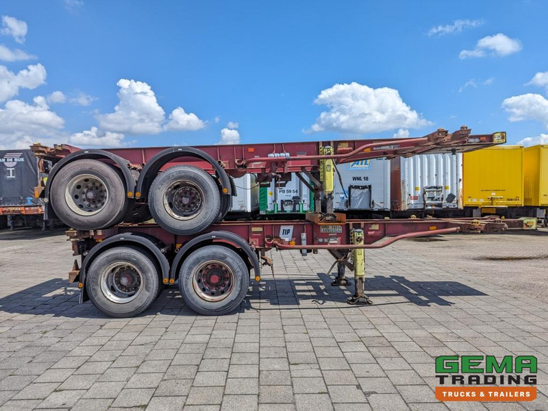 Container transporter/ Swap body semi-trailer Krone SZC 20FT 2-Assen ROR - STEEL Suspension - DOUBLE tires - DrumBrakes: picture 13 Container transporter/ Swap body semi-trailer Krone SZC 20FT 2-Assen ROR - STEEL Suspension - DOUBLE tires - DrumBrakes: picture 13