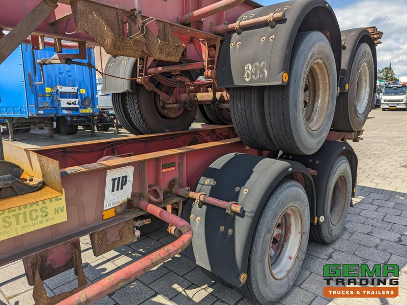 Container transporter/ Swap body semi-trailer Krone SZC 20FT 2-Assen ROR - STEEL Suspension - DOUBLE tires - DrumBrakes: picture 10 Container transporter/ Swap body semi-trailer Krone SZC 20FT 2-Assen ROR - STEEL Suspension - DOUBLE tires - DrumBrakes: picture 10