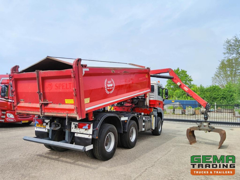 MAN TGS 26.400 6x6 4 Daycab Euro4 - HMF1643Z2 - Hyva 2-Zijdige Kipper 5.4m. - REBUILT ENGINE - TOP! (V584) - Tipper, Crane truck: picture 4 MAN TGS 26.400 6x6 4 Daycab Euro4 - HMF1643Z2 - Hyva 2-Zijdige Kipper 5.4m. - REBUILT ENGINE - TOP! (V584) - Tipper, Crane truck: picture 4