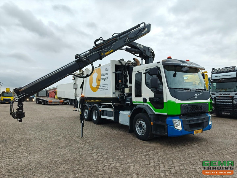 Volvo FE 280 6x2/4 Dagcab Euro6B - Bekker LaGram VP II 516V19 + Hiab 211 BW-3 Hipro - Garbage truck: picture 4 Volvo FE 280 6x2/4 Dagcab Euro6B - Bekker LaGram VP II 516V19 + Hiab 211 BW-3 Hipro - Garbage truck: picture 4