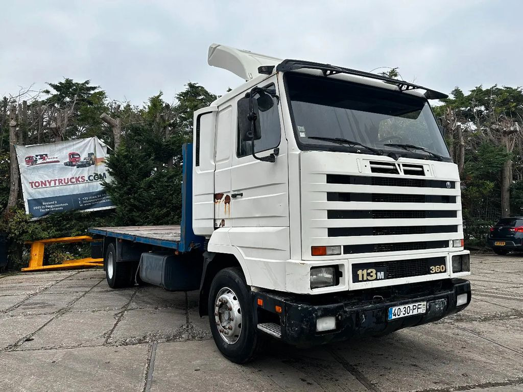 Scania P113-360 4X2 Platform Manual Gear Retarder - Dropside/ Flatbed truck: picture 1 Scania P113-360 4X2 Platform Manual Gear Retarder - Dropside/ Flatbed truck: picture 1