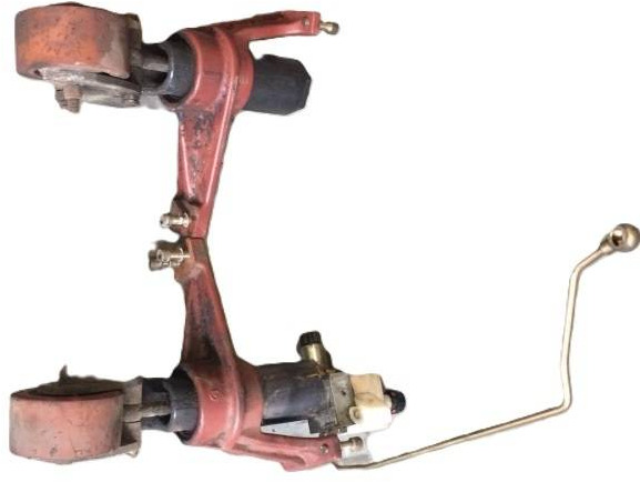 2XHydraulic unit wheel castor for Linde L12LHP, Series 133 - Steering for Material handling equipment: picture 2 2XHydraulic unit wheel castor for Linde L12LHP, Series 133 - Steering for Material handling equipment: picture 2