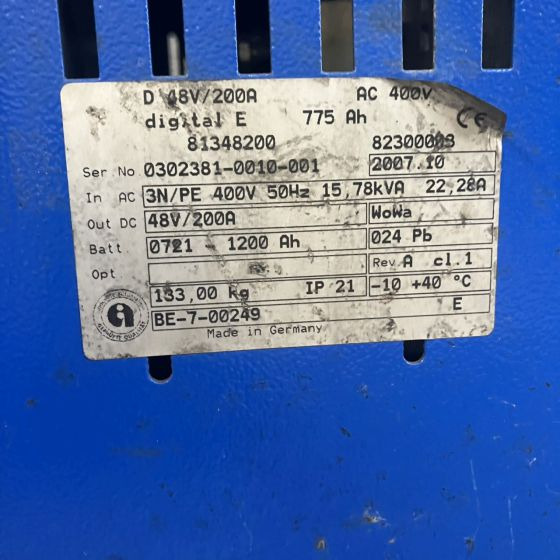 Hawker 48V/200A (2) - Electrical system for Material handling equipment: picture 2 Hawker 48V/200A (2) - Electrical system for Material handling equipment: picture 2