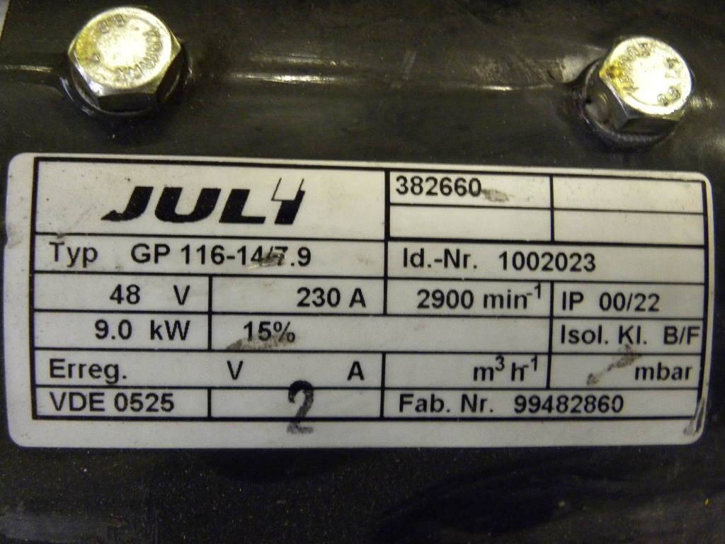 Hydraulic pump motor for Still FM 20 - Engine and parts for Material handling equipment: picture 2 Hydraulic pump motor for Still FM 20 - Engine and parts for Material handling equipment: picture 2