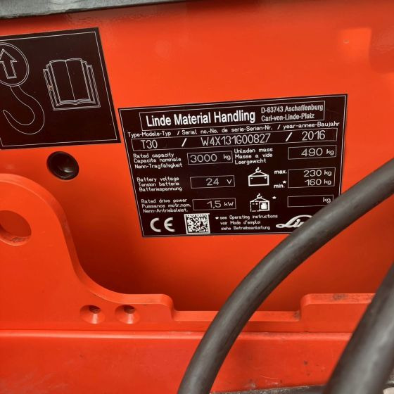 Linde T30 (131) - Pallet truck: picture 5 Linde T30 (131) - Pallet truck: picture 5