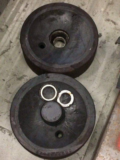 Load wheel for Linde R14-20-03, Series 115-03/115-C-03 - Steering for Material handling equipment: picture 1 Load wheel for Linde R14-20-03, Series 115-03/115-C-03 - Steering for Material handling equipment: picture 1