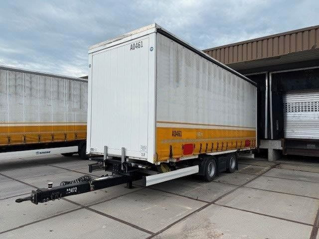 Krone 2 x WB 7,82 Jumbo, Hubdach, Edscha + Anh. Tandem - Container transporter/ Swap body trailer: picture 2 Krone 2 x WB 7,82 Jumbo, Hubdach, Edscha + Anh. Tandem - Container transporter/ Swap body trailer: picture 2