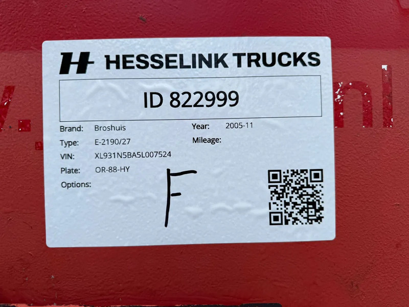 Broshuis Dieplader 6M Extendable Stuuras APK/TUV 03/2026 - Low loader semi-trailer: picture 5 Broshuis Dieplader 6M Extendable Stuuras APK/TUV 03/2026 - Low loader semi-trailer: picture 5