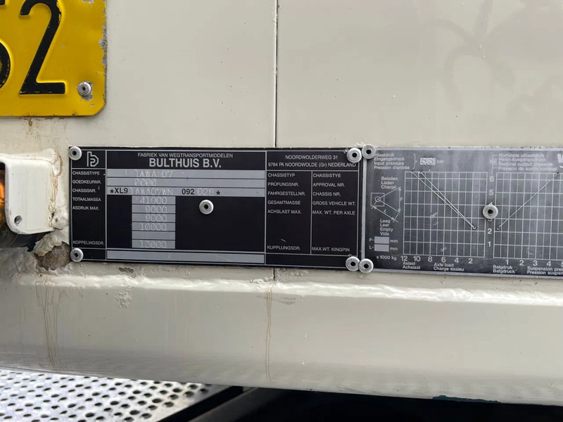 Walking floor semi-trailer Bulthuis 80m3 390H Cargo Floor Stuuras good condition!: picture 10