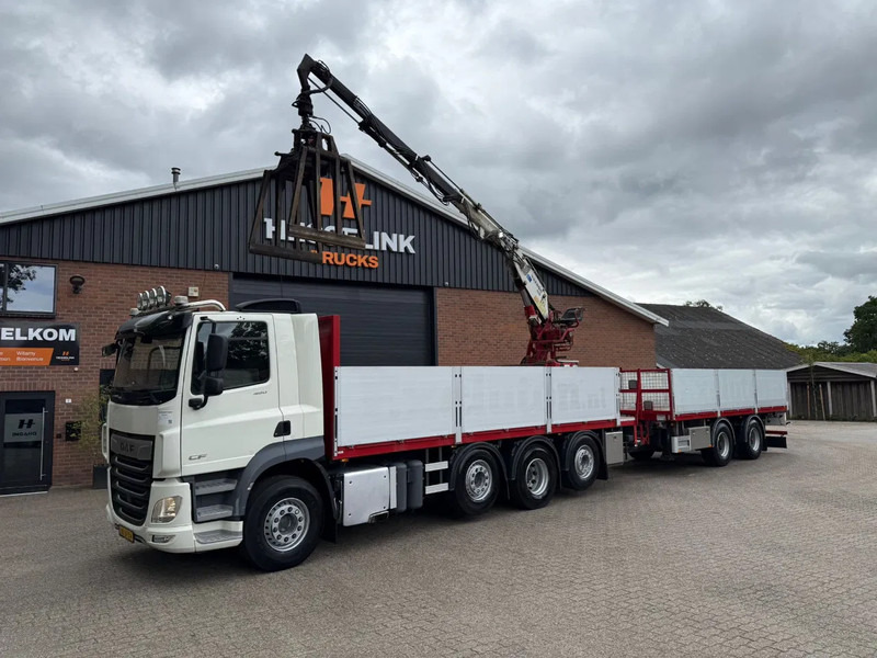 DAF CF 480 8X2 KENNIS K16R3 Kraan Combi 234.610KM + PACTON - Dropside/ Flatbed truck, Crane truck: picture 1 DAF CF 480 8X2 KENNIS K16R3 Kraan Combi 234.610KM + PACTON - Dropside/ Flatbed truck, Crane truck: picture 1