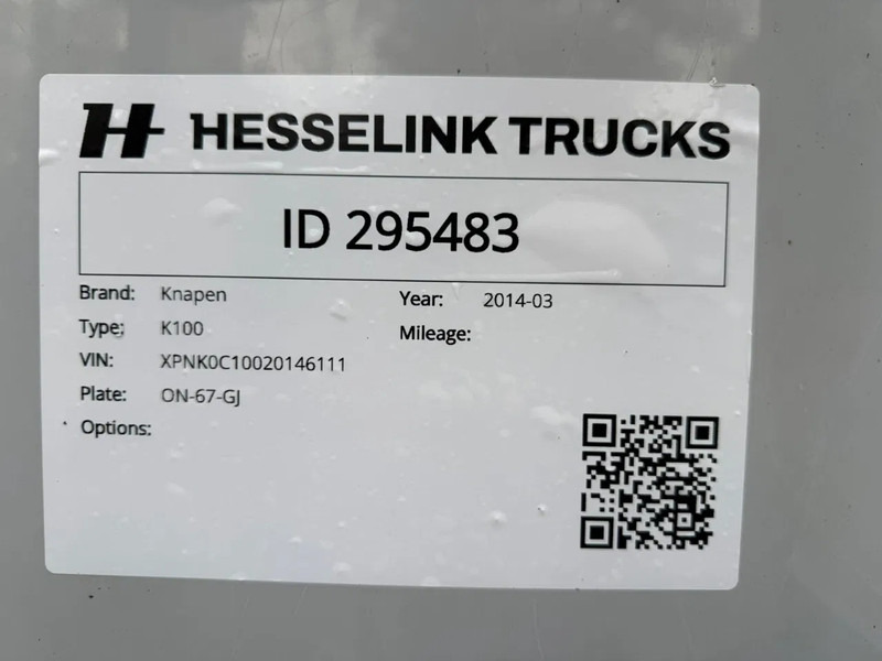 Walking floor semi-trailer Knapen Trailers K100 92m3 SAF Schijfrem assen 10MM Cargo Floor Liftas: picture 14