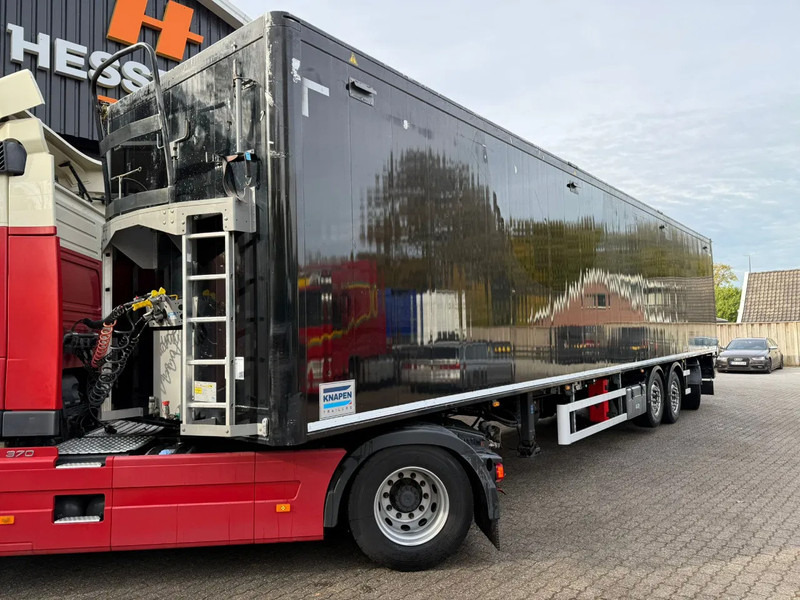 Walking floor semi-trailer Knapen Trailers K200 85m3 Stuuras/Lenkachse Cargo Floor 10MM Alcoa Liftas: picture 1