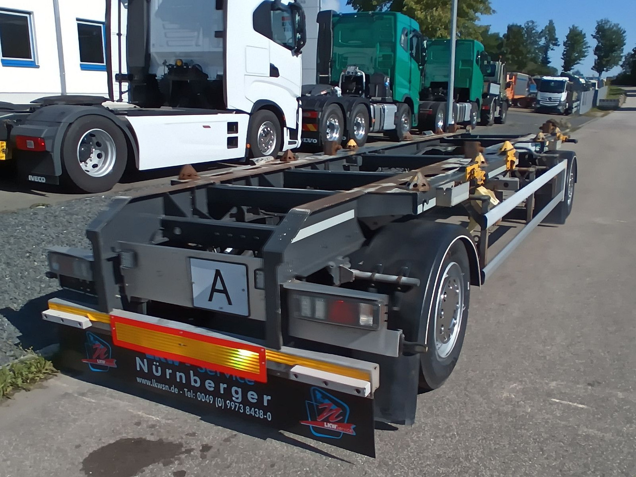 Hüffermann 2-A VARIO-CARRIER VERZINKT SAFETYFIX Reifen/TÜV - Roll-off/ Skip trailer: picture 5 Hüffermann 2-A VARIO-CARRIER VERZINKT SAFETYFIX Reifen/TÜV - Roll-off/ Skip trailer: picture 5