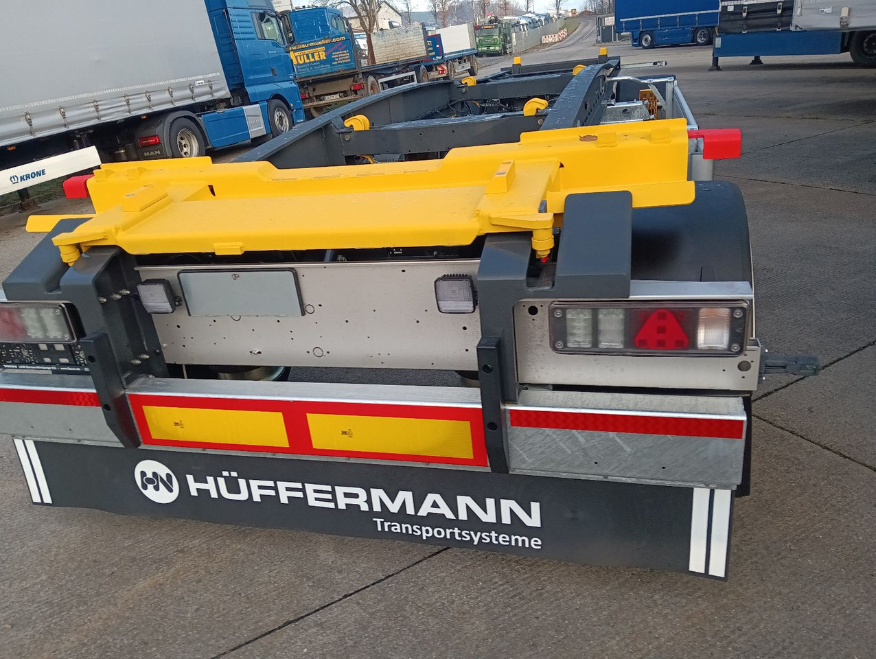 Hüffermann HSA1870 SAF VERZINKT Schlitten 5m-7m 3158kg NEU - Roll-off/ Skip trailer: picture 4 Hüffermann HSA1870 SAF VERZINKT Schlitten 5m-7m 3158kg NEU - Roll-off/ Skip trailer: picture 4