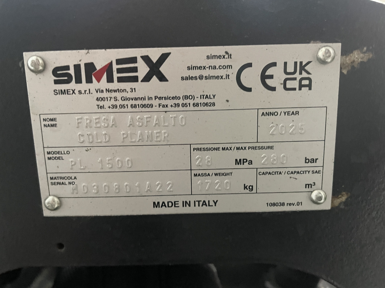 Cold planer Simex PL1500: picture 7