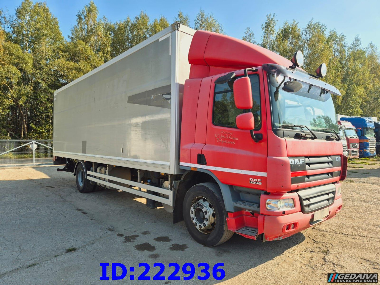 DAF CF 75.310 - Euro5 - Box truck: picture 4 DAF CF 75.310 - Euro5 - Box truck: picture 4