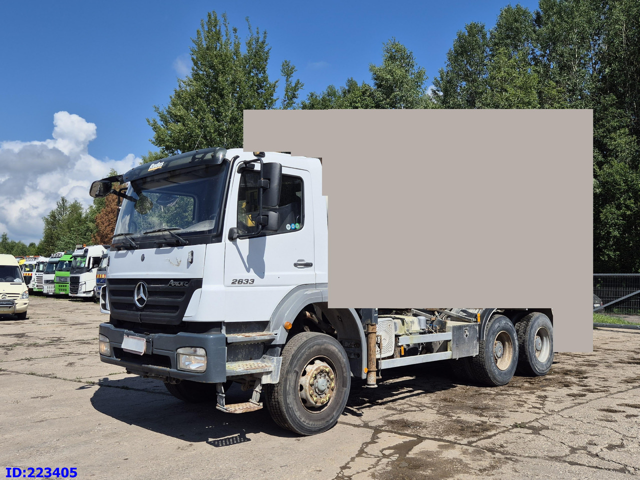 MERCEDES-BENZ Axor 2633 6x4 Full steel - Cab chassis truck: picture 1 MERCEDES-BENZ Axor 2633 6x4 Full steel - Cab chassis truck: picture 1