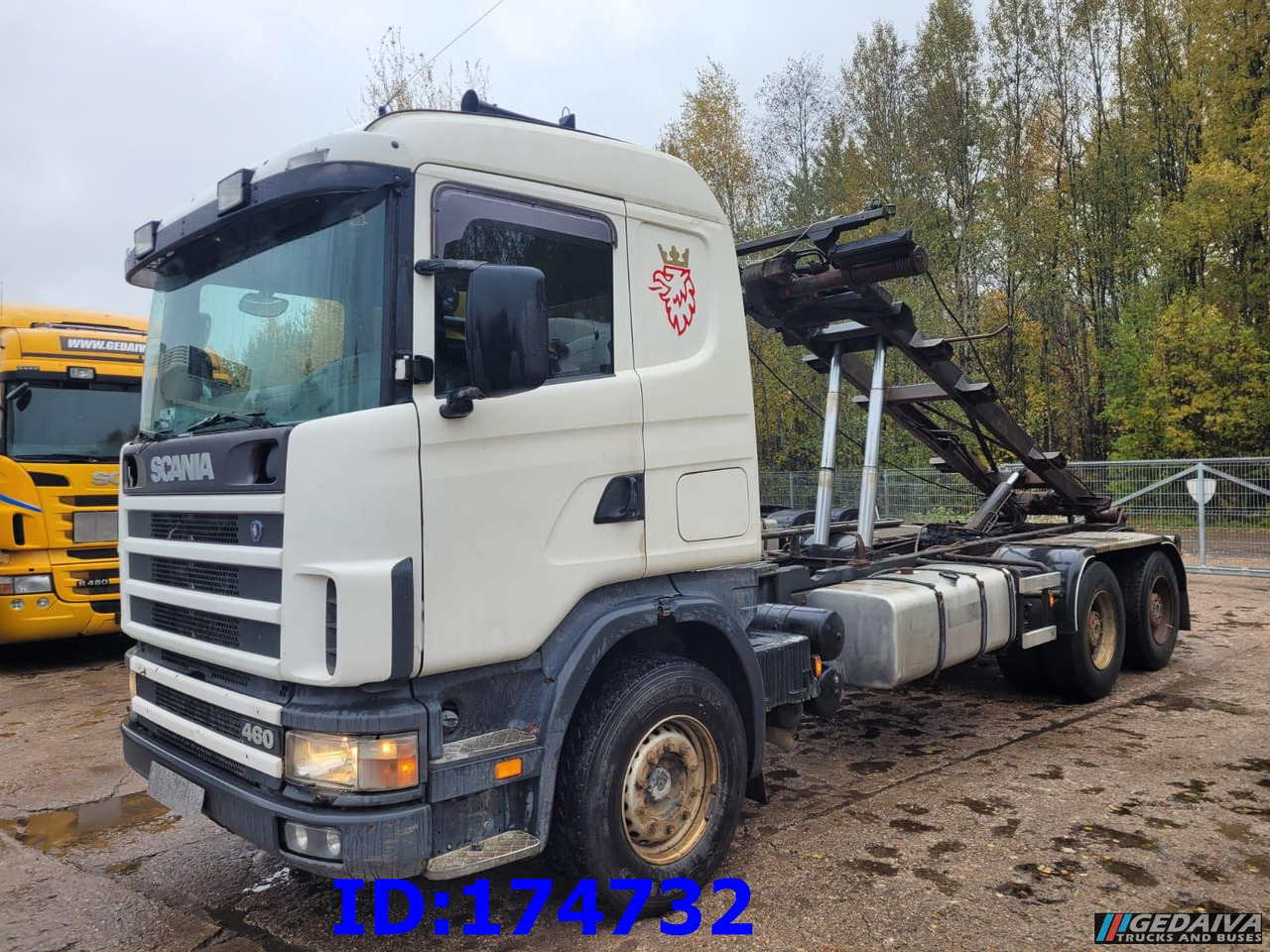 SCANIA 144 - 6x4 - Full Steel - Big Axles - 3 Pedals - Cable system truck: picture 1 SCANIA 144 - 6x4 - Full Steel - Big Axles - 3 Pedals - Cable system truck: picture 1