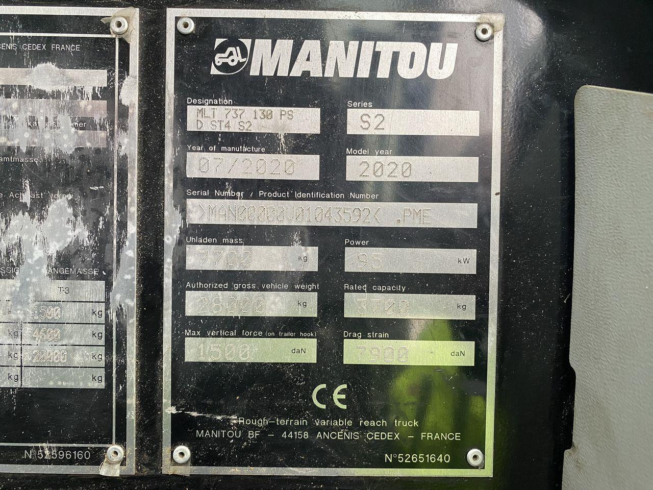 Telescopic handler Manitou MLT737-130PS+ Premium: picture 11