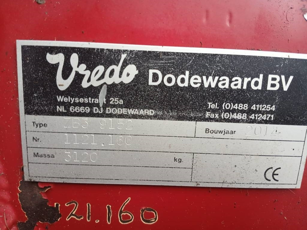 Manure spreader Vredo ZB3-9152: picture 8