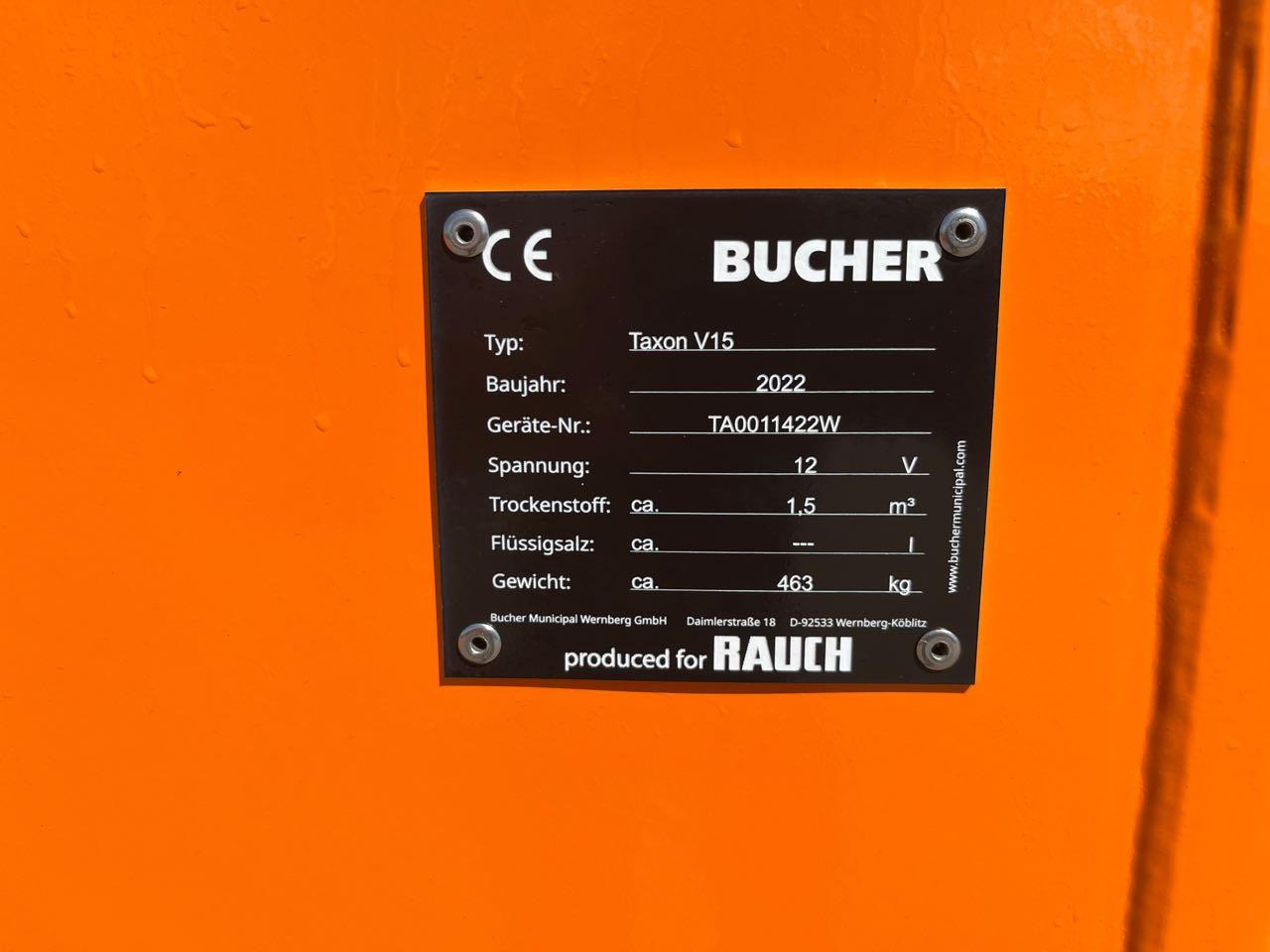 Rauch Taxon 25.1 plus - Fertilizer spreader: picture 5 Rauch Taxon 25.1 plus - Fertilizer spreader: picture 5