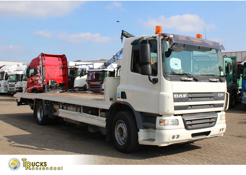 DAF CF 75.310 + HYDROLIC PLATFORM + EURO 5 + REMOTE + MANUAL - Autotransporter truck: picture 1 DAF CF 75.310 + HYDROLIC PLATFORM + EURO 5 + REMOTE + MANUAL - Autotransporter truck: picture 1