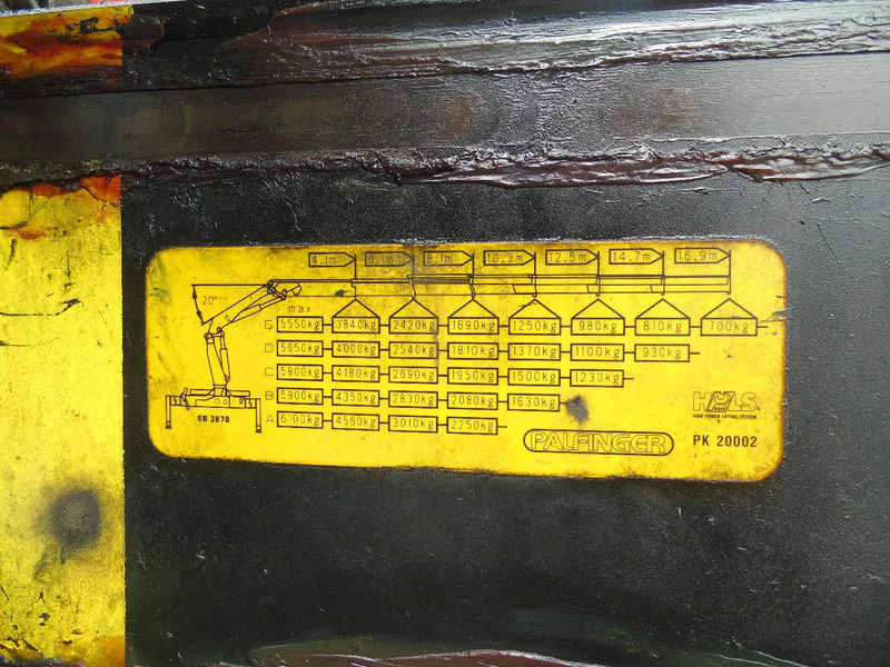 Crane truck DAF CF 85.380 + MANUAL + PALFINGER PK20.000 + 6X2 STEERING: picture 8 Crane truck DAF CF 85.380 + MANUAL + PALFINGER PK20.000 + 6X2 STEERING: picture 8