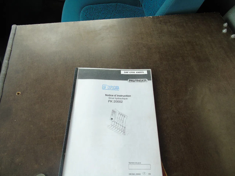 Crane truck DAF CF 85.380 + MANUAL + PALFINGER PK20.000 + 6X2 STEERING: picture 13 Crane truck DAF CF 85.380 + MANUAL + PALFINGER PK20.000 + 6X2 STEERING: picture 13