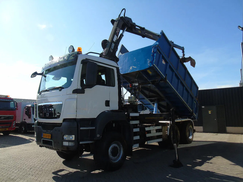 MAN TGS 26.400 + 6x6 + HIAB 166 E3 HIPRO + 3SIDE TIPPER - Crane truck: picture 3 MAN TGS 26.400 + 6x6 + HIAB 166 E3 HIPRO + 3SIDE TIPPER - Crane truck: picture 3