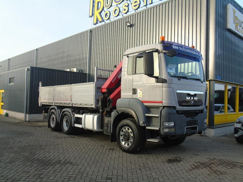MAN TGS 28.400 + 6x4 front traction + HMF 2320 + tipper + MANUAL + REMOTE - Tipper, Crane truck: picture 2 MAN TGS 28.400 + 6x4 front traction + HMF 2320 + tipper + MANUAL + REMOTE - Tipper, Crane truck: picture 2
